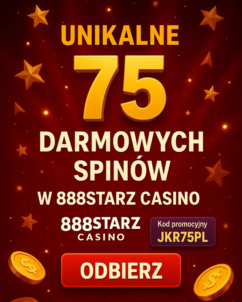 888Starz 75 free spiny